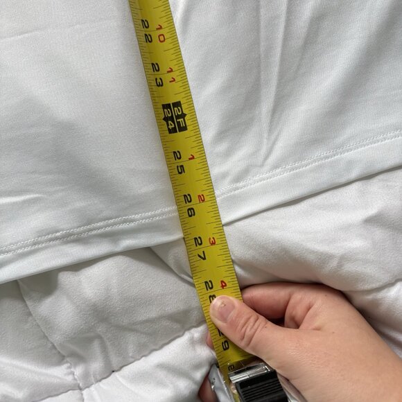 Izod Polo Short Sleeve Top T Shirt Tee Womens Size XXL White Blue Golf Collared - Picture 5 of 8